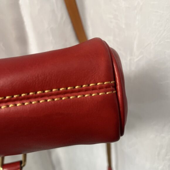 Dooney & Bourke Florentine Pocket Crossbody Handbag Red - Picture 8 of 14